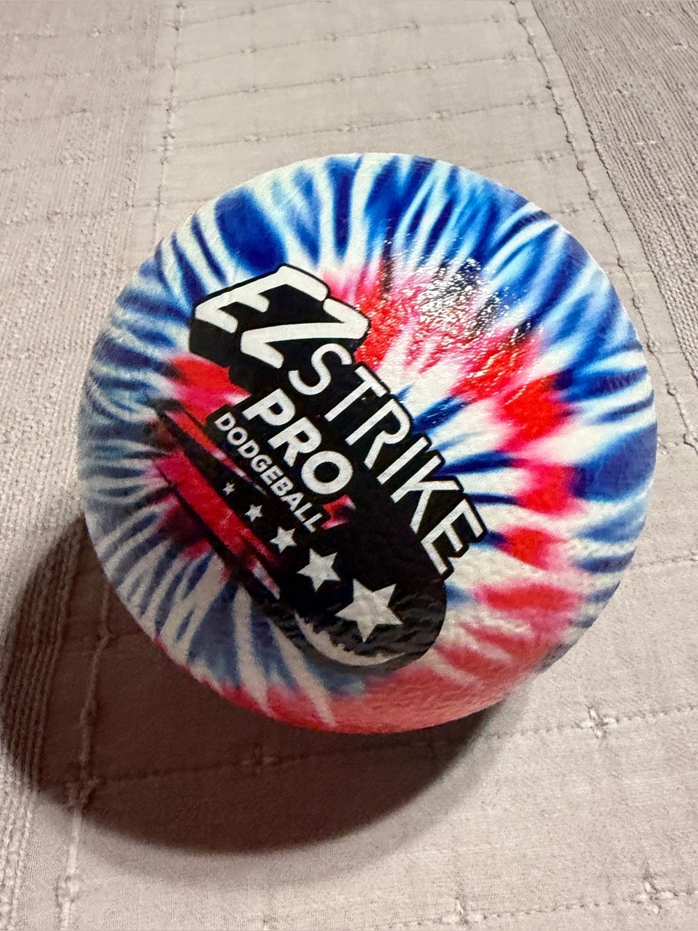 6” EZ Strike Pro Dodgeball Tie-Dye Ball - Red White Blue